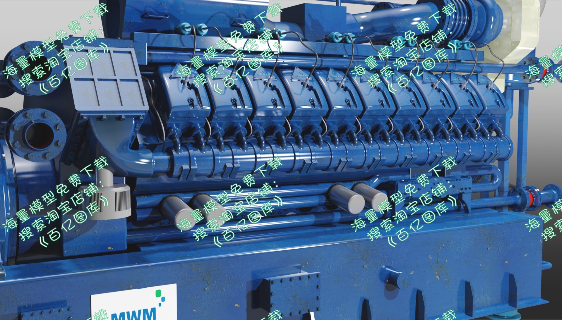 工业用发电机-v20-2mw